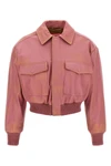 the aviator-style jacket by diesel l-avia redefines classic volumes through a
