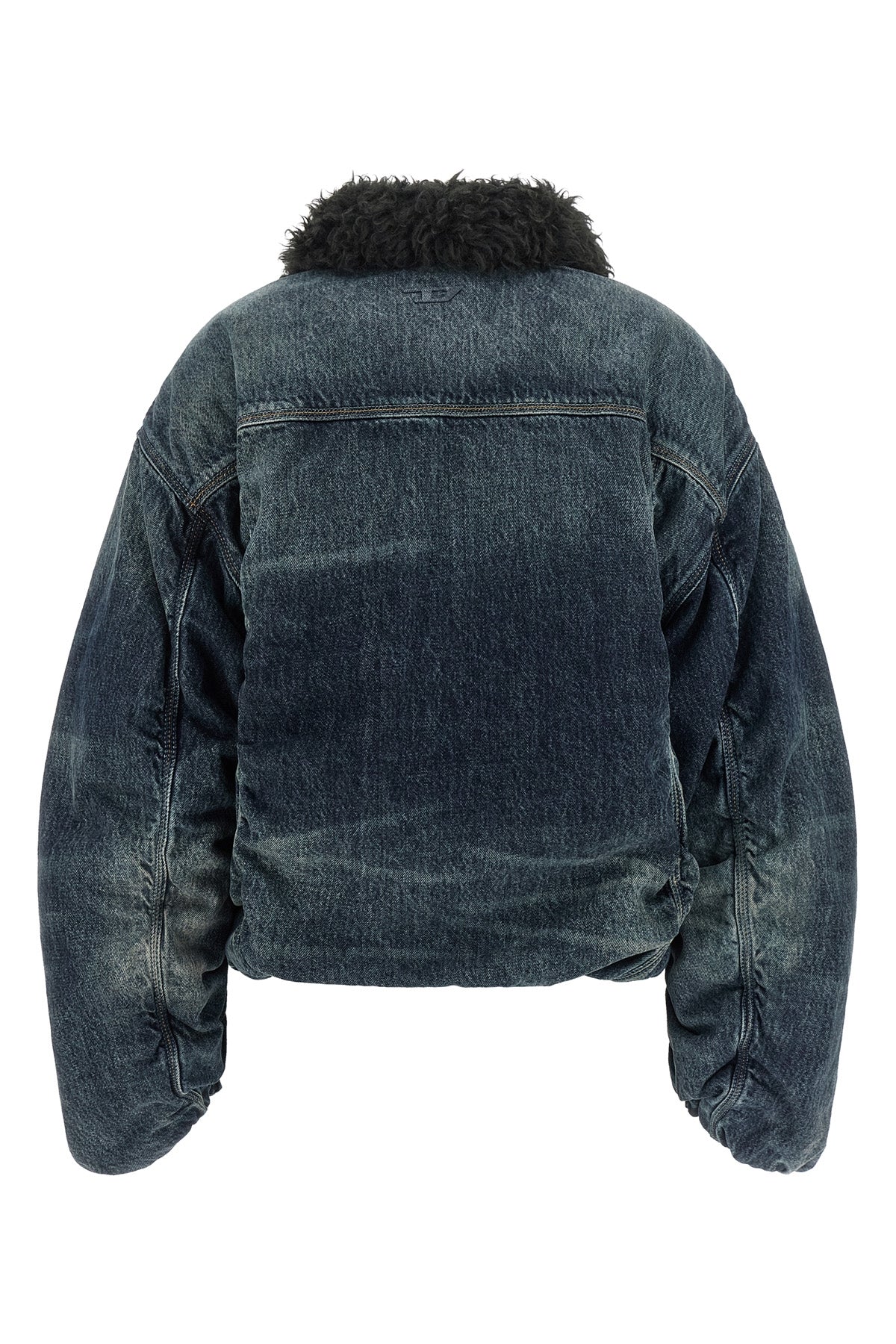 DIESEL L the diesel d-curly-fsj1 denim jacket redefines classic volumes through an over