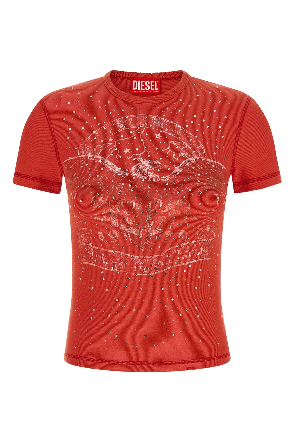 the diesel t-marsy-rib-cry t-shirt redefines casual aesthetics through a sarto