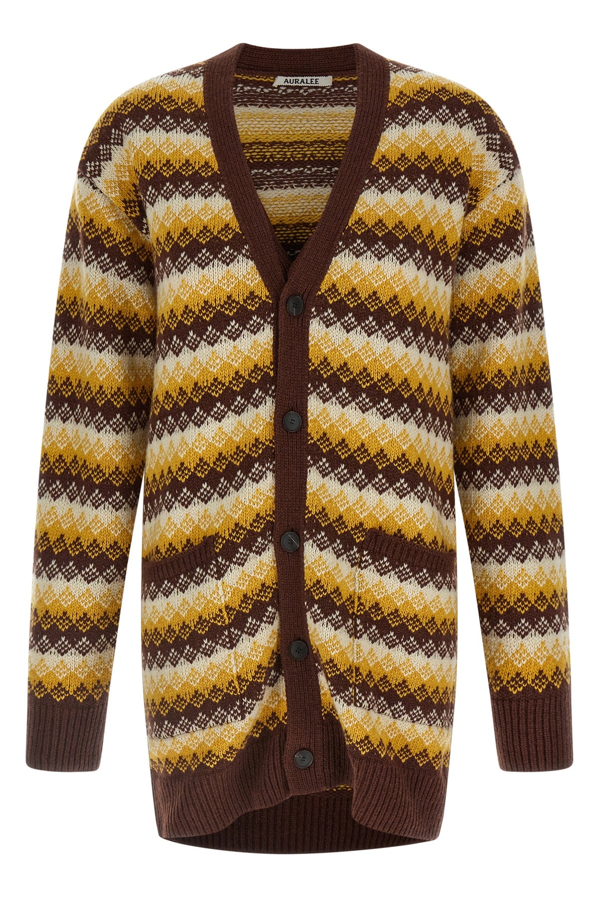 AURALEE 0 cashmere and wool cardigan