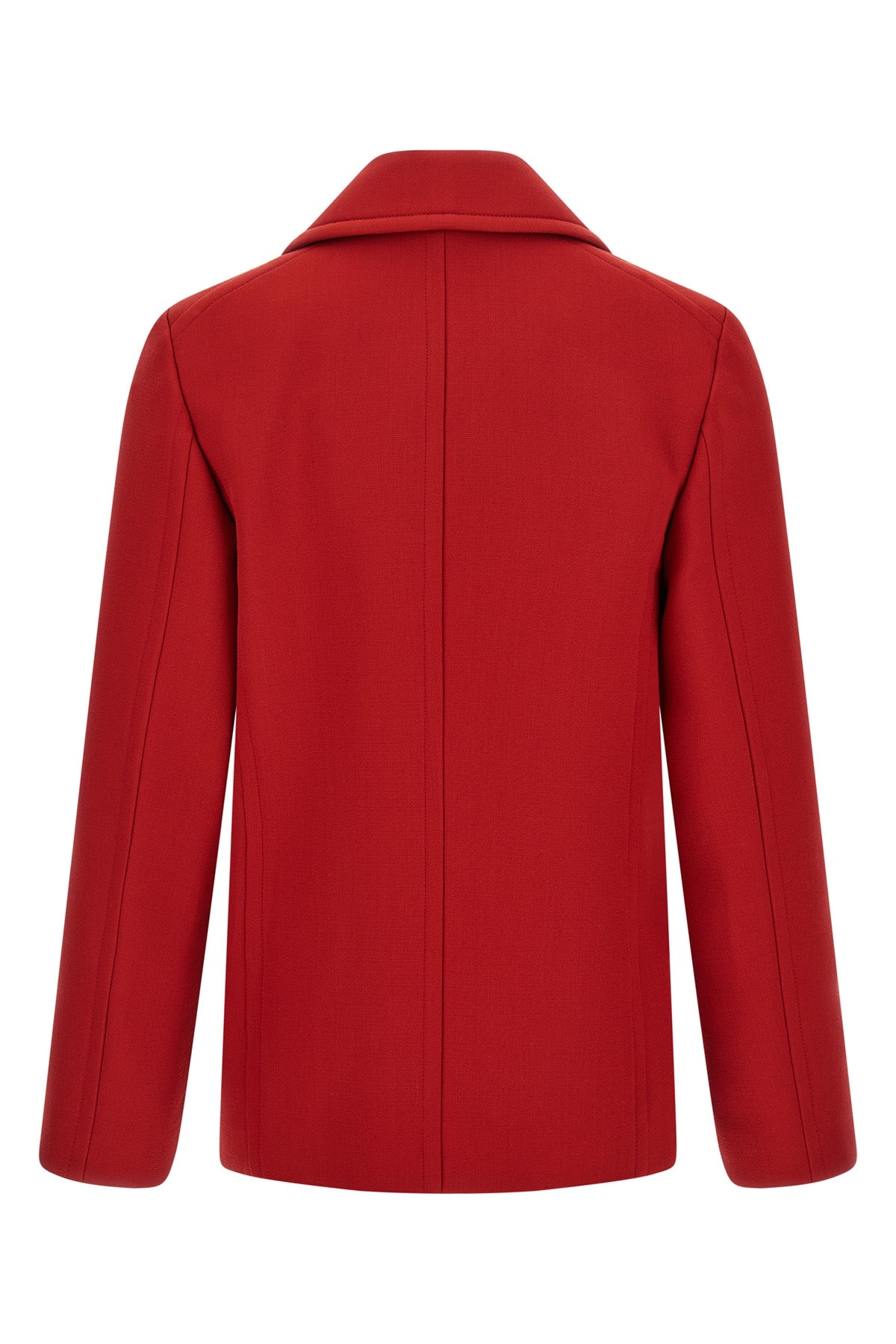 AURALEE 1 double breast twisted wool coat