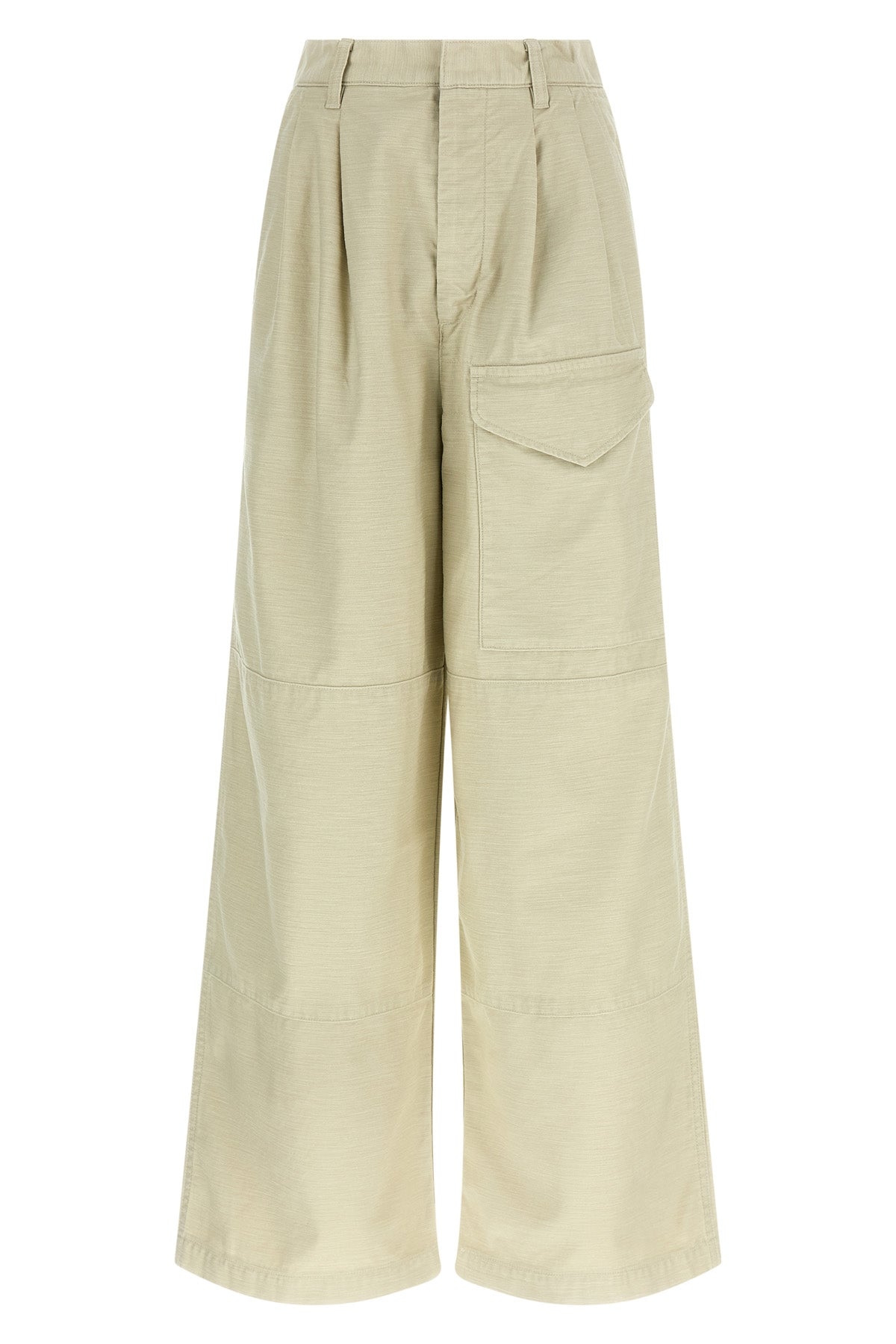AURALEE 0 pants in satin bag fabric made