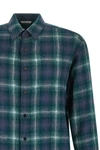 airy wool check ultra-fine combed wool shirt