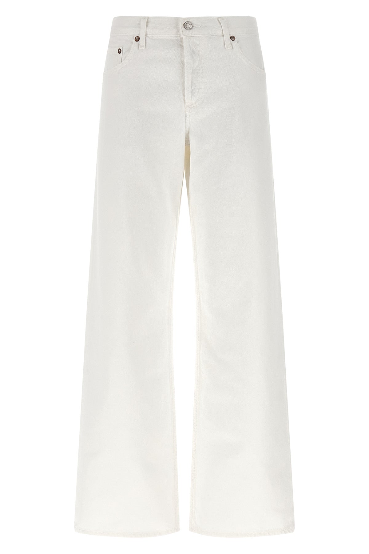 AGOLDE 25 low rise loose garment marshmallow-dyed cotton denim jeans