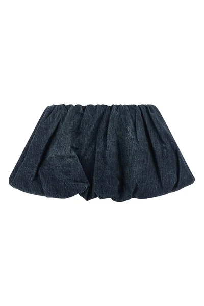 the diesel de-muj-fsj2 mini skirt redefines volumes through a bold sartorial c
