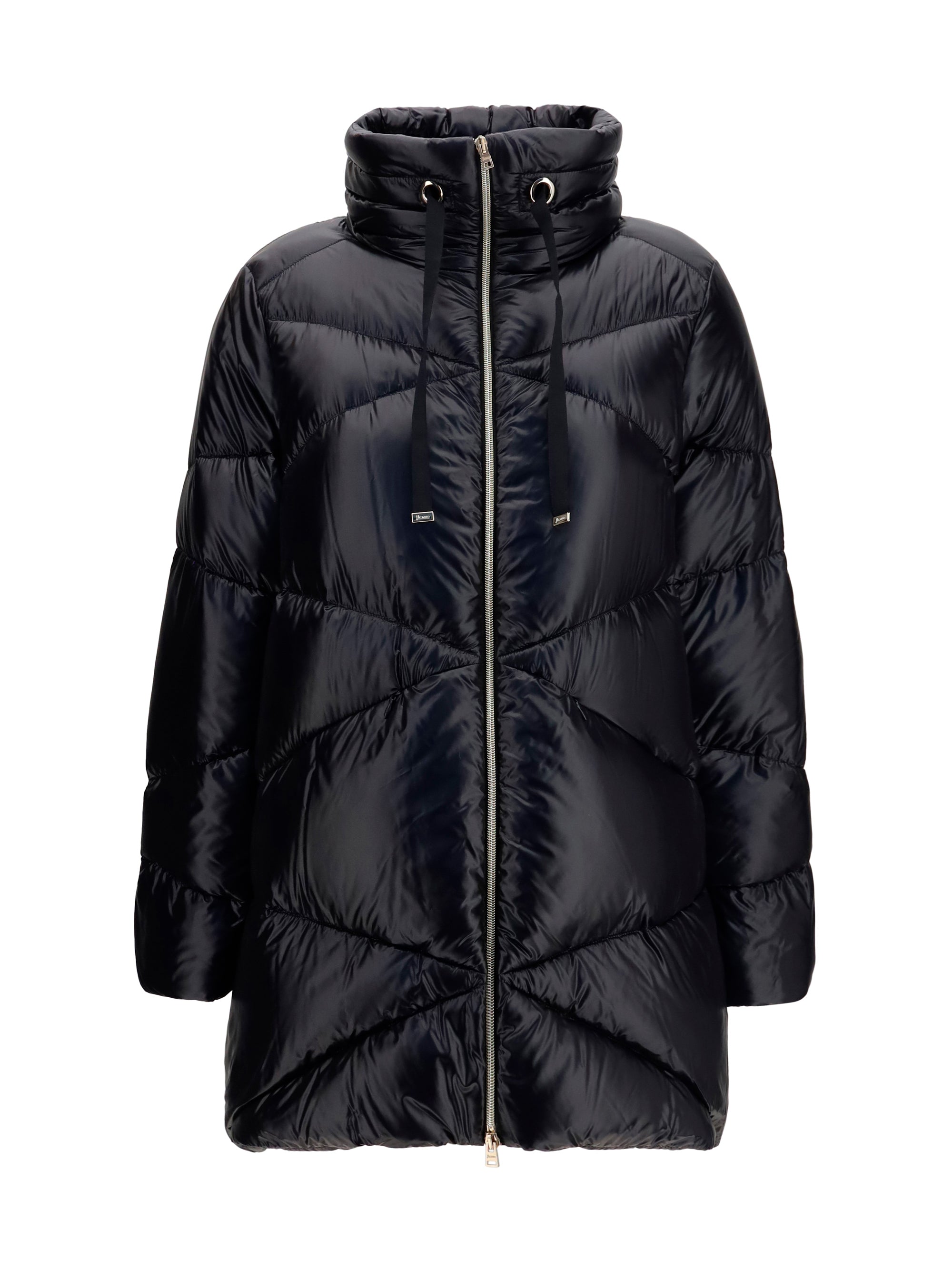HERNO 40 quilted drawstring down jacket