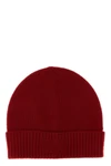rib cuff knitted cashmere beanie