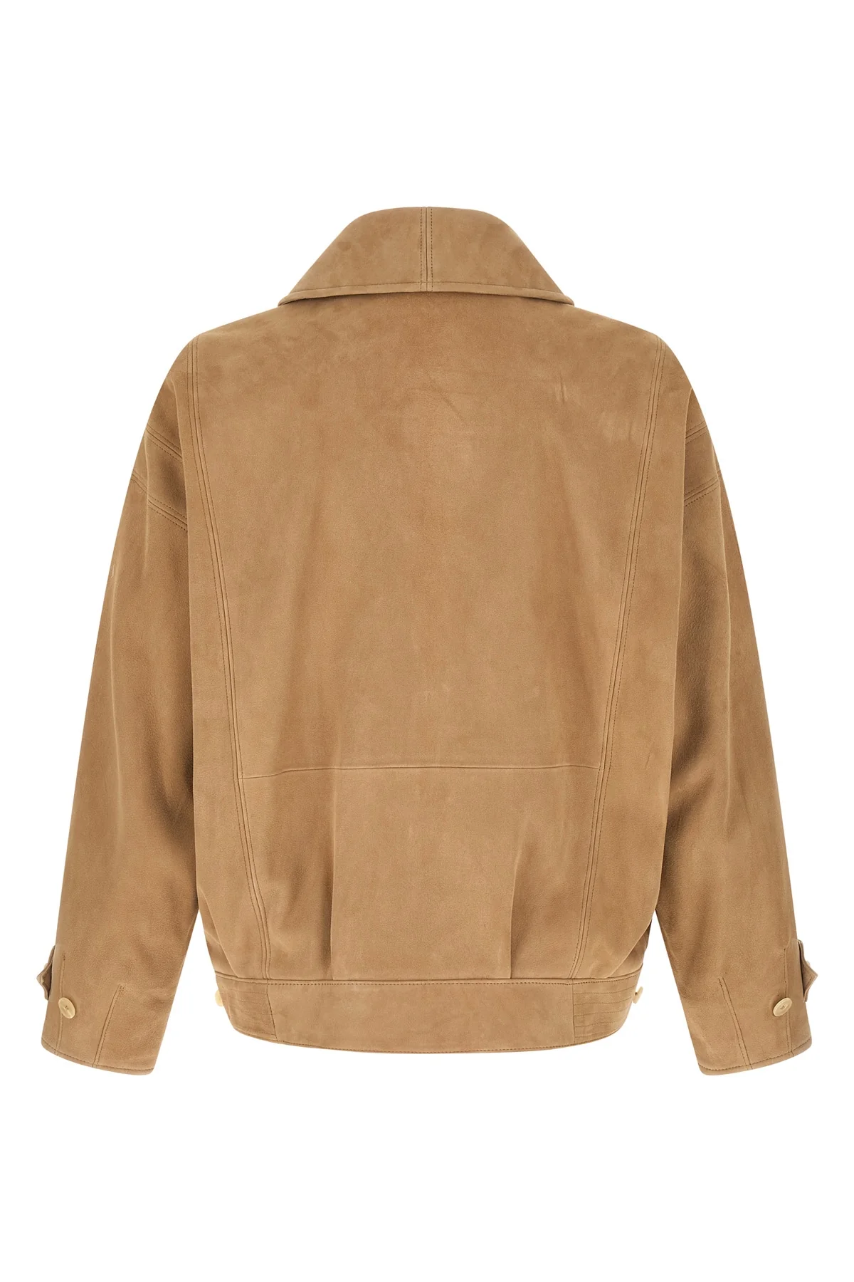 full-grain leather blouson