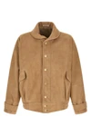 full-grain leather blouson