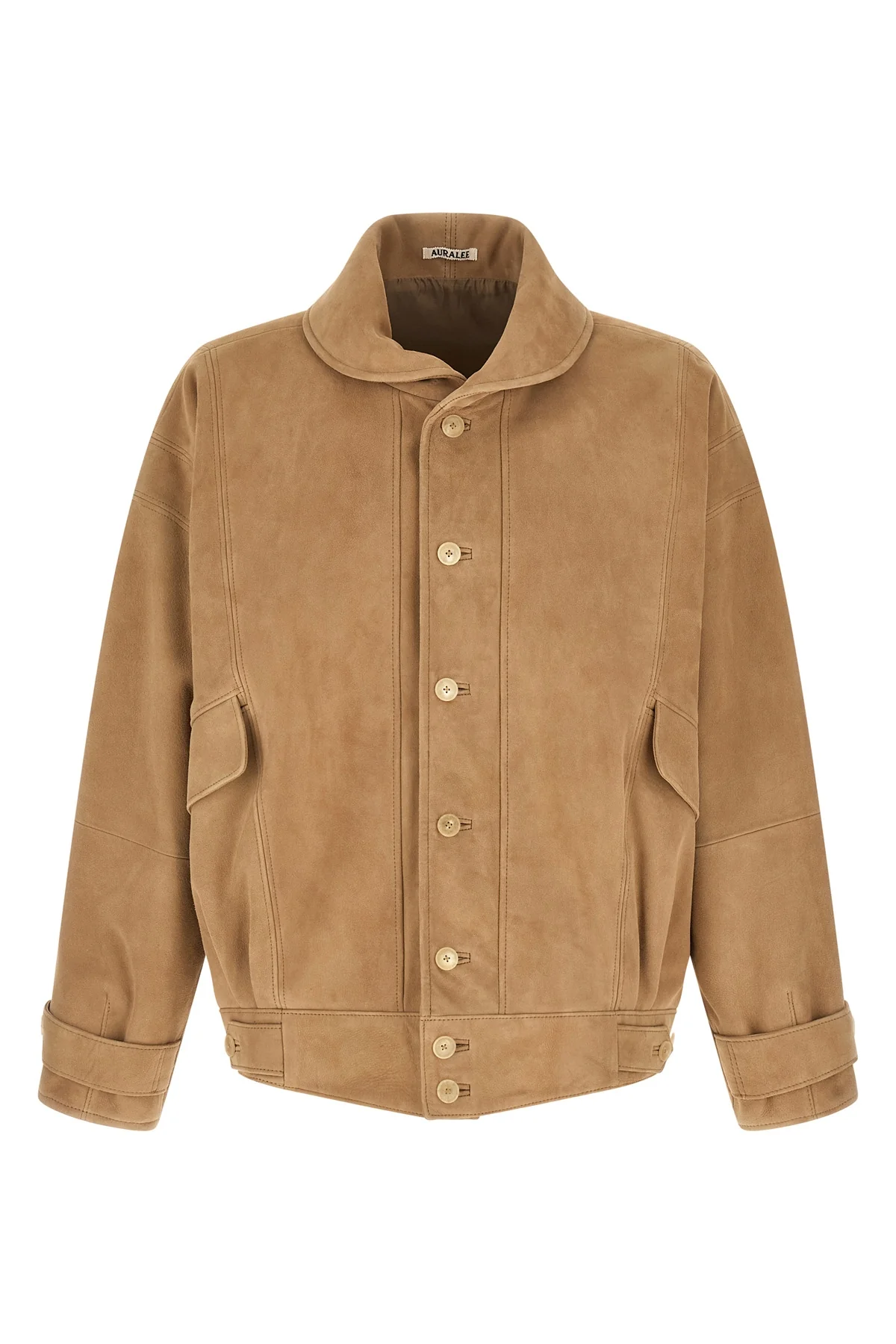 full-grain leather blouson