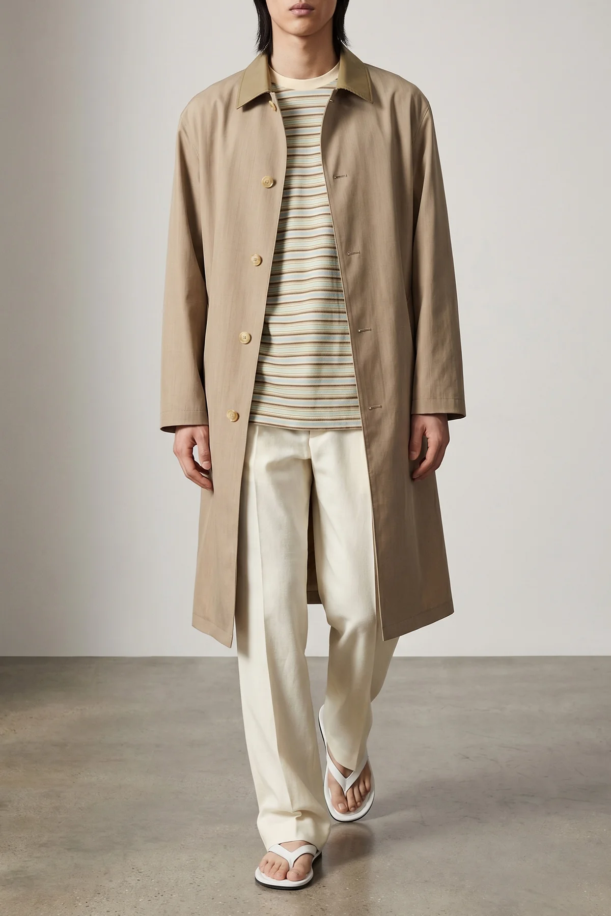 long wool max canvas wool canvas coat made