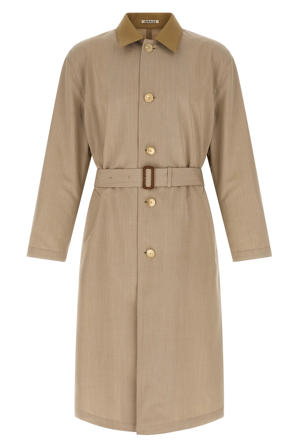 long wool max canvas wool canvas coat made