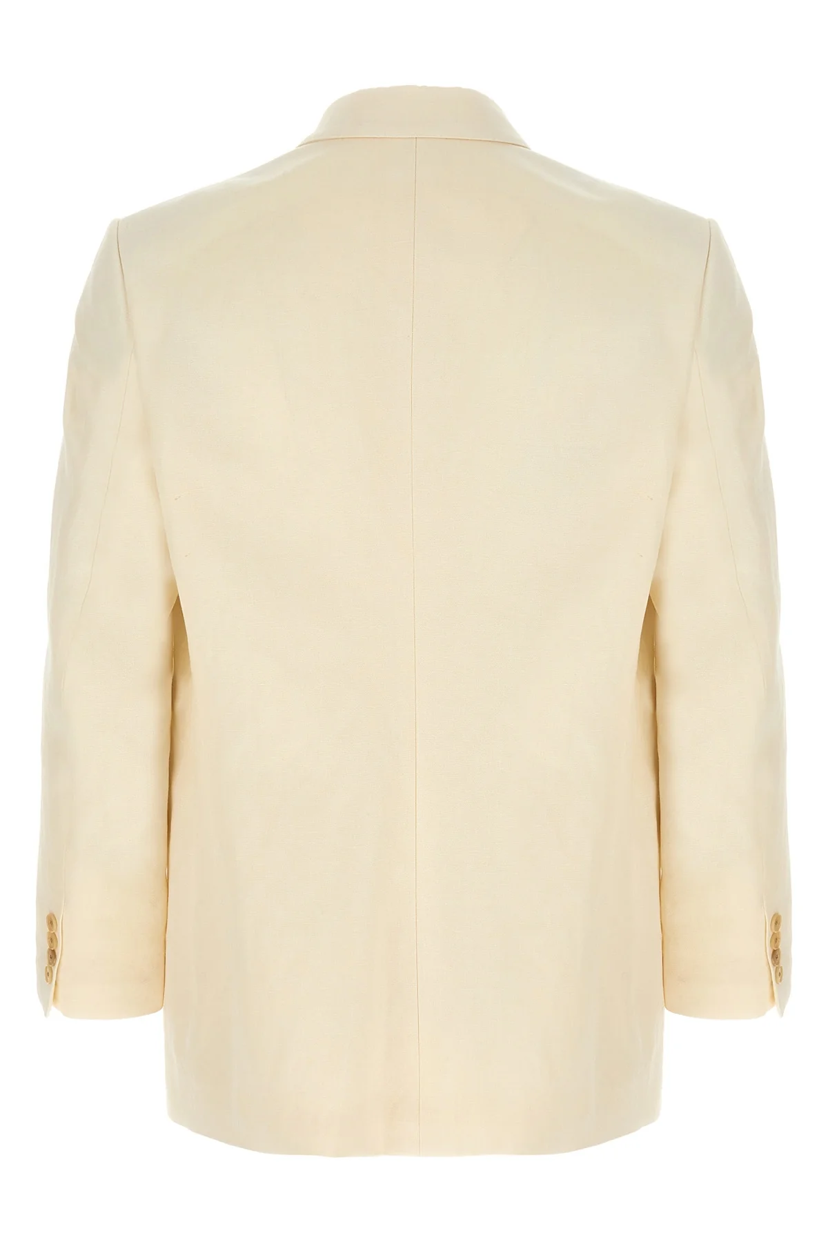 blazer in oxford fabric densely woven