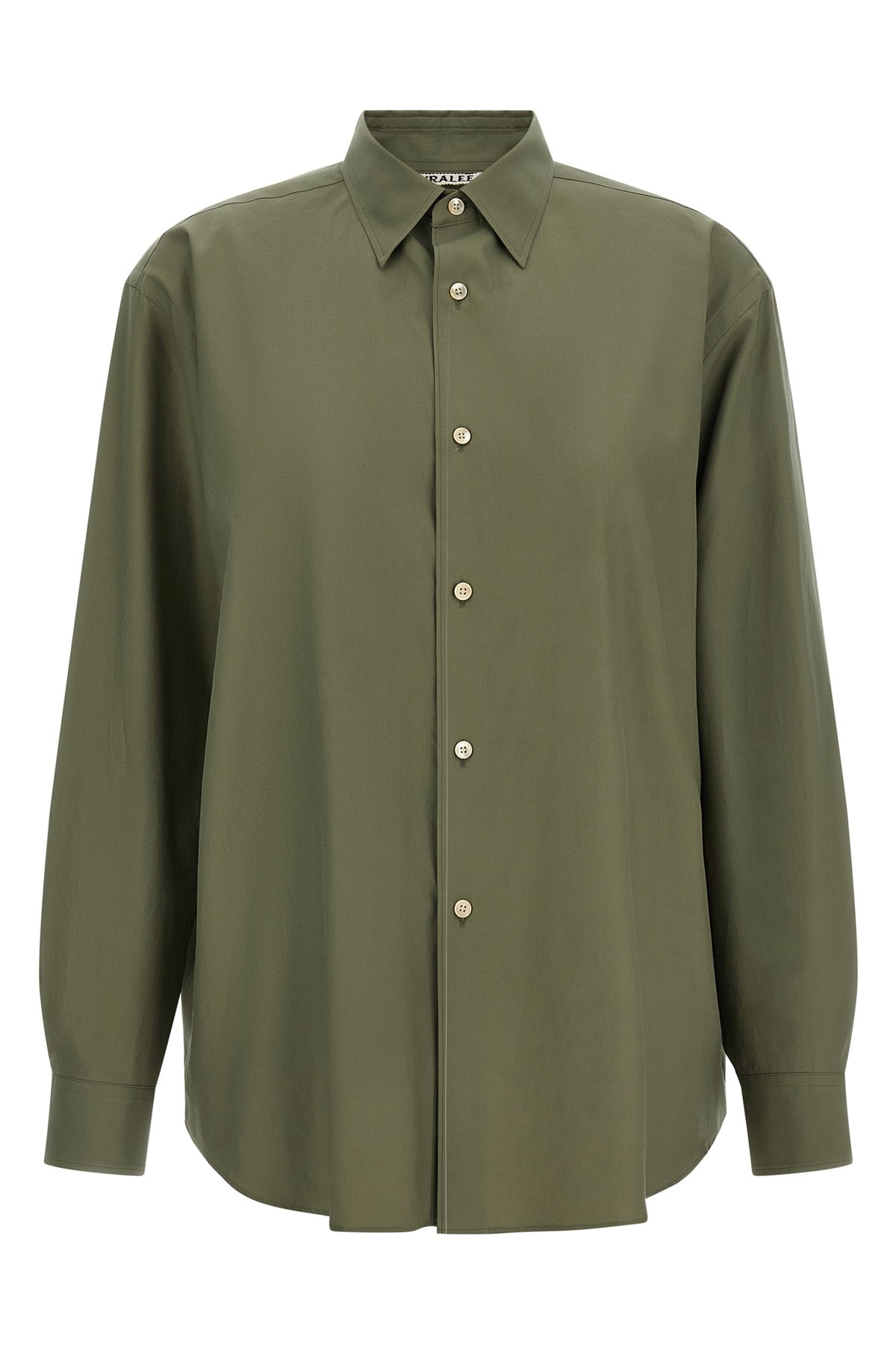 AURALEE 0 washed finx twill cotton shirt