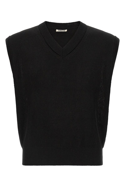 ribbed knit vest