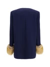 wool tweed caban coat