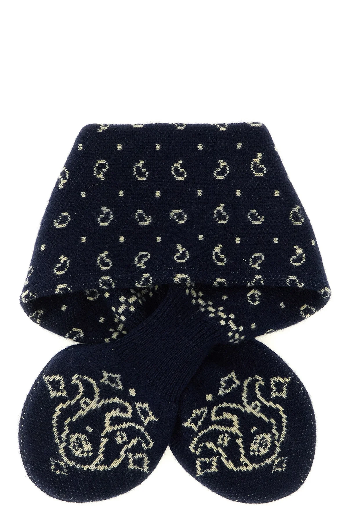 GUEST IN RESIDENCE OS the guest in residence bandana bowtie scarf redefines winter accessories throu