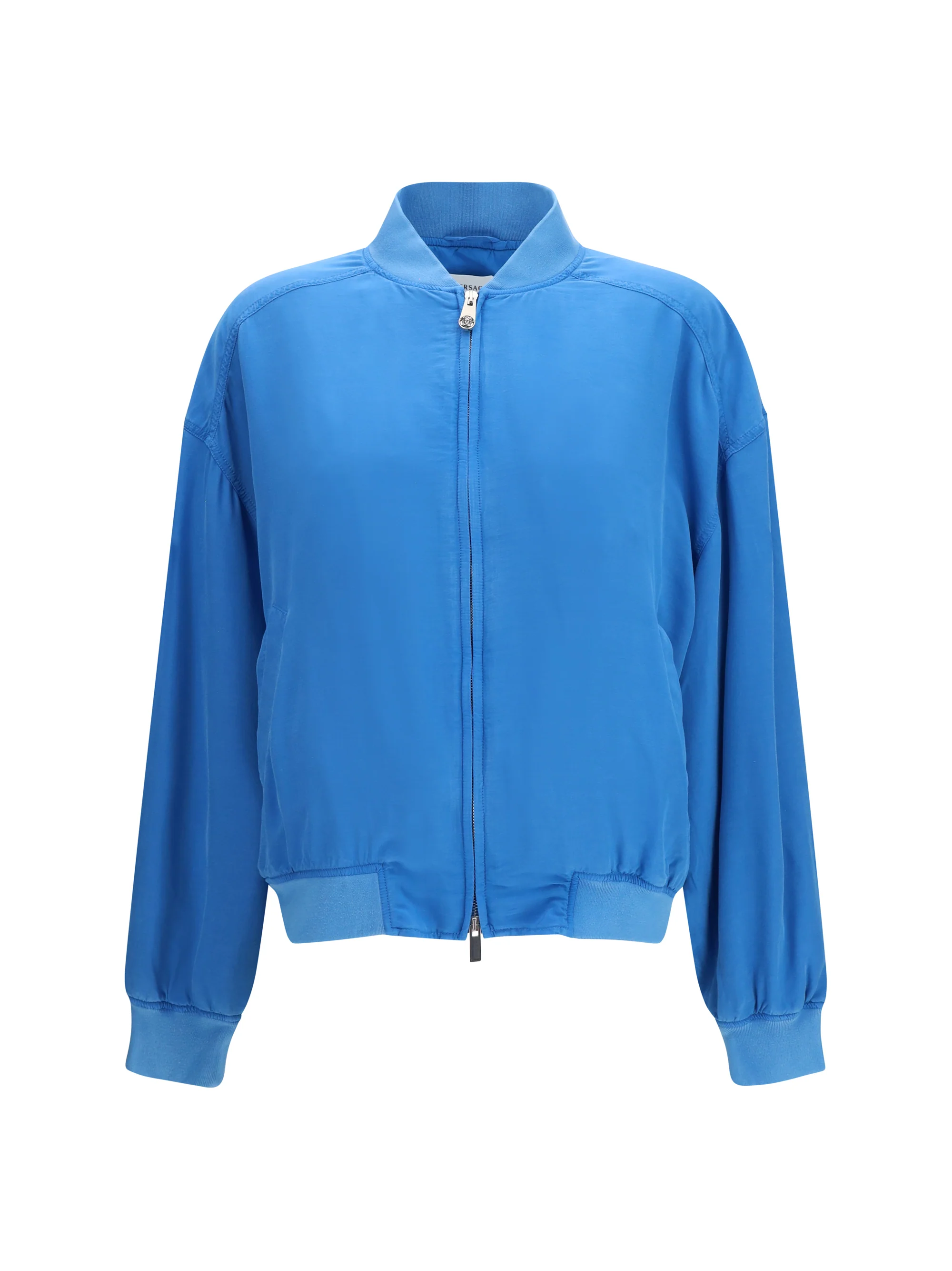 silk zipper jacket