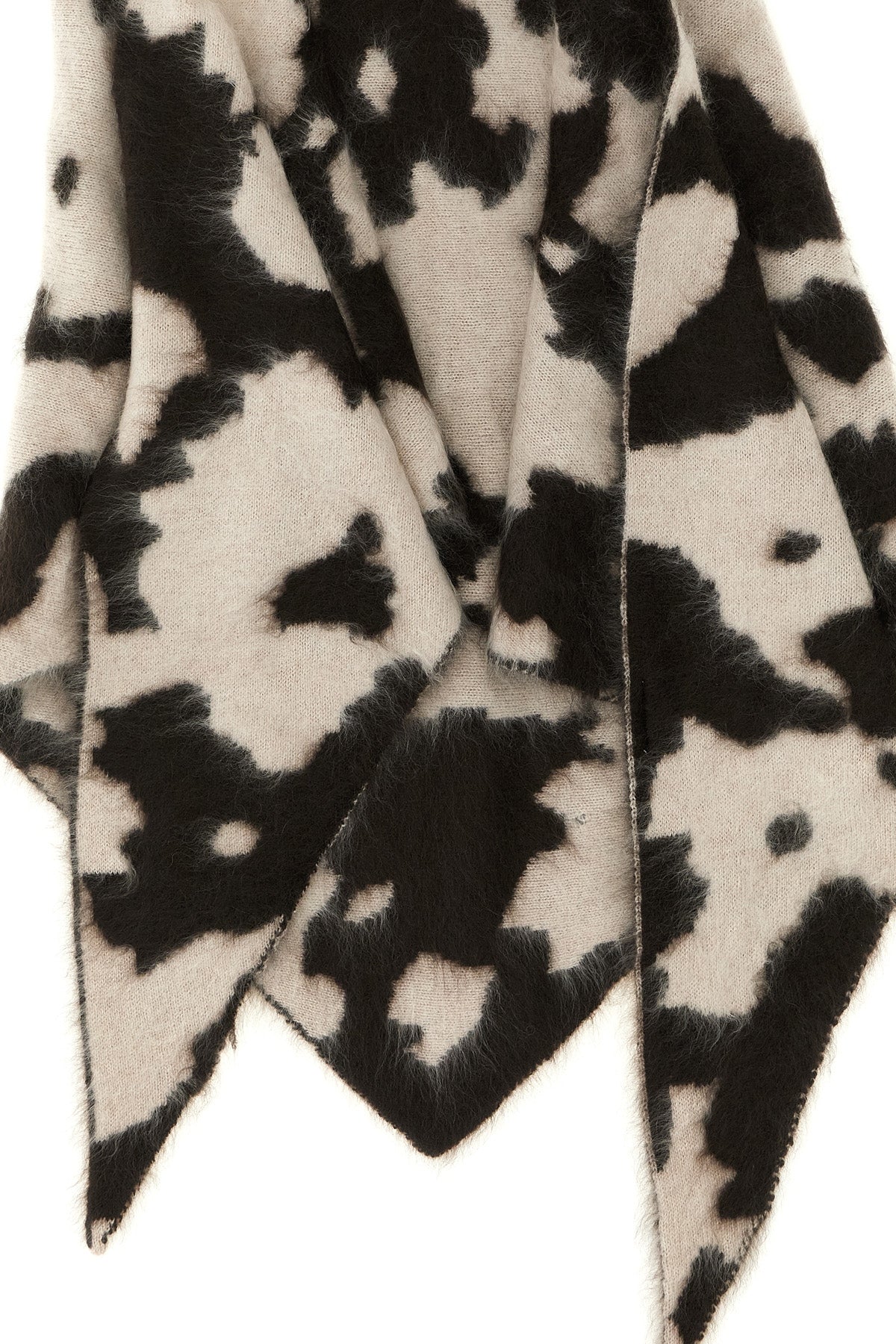 GUEST IN RESIDENCE OS the guest in residence grizzly cowhide scarf reinterprets the western aestheti