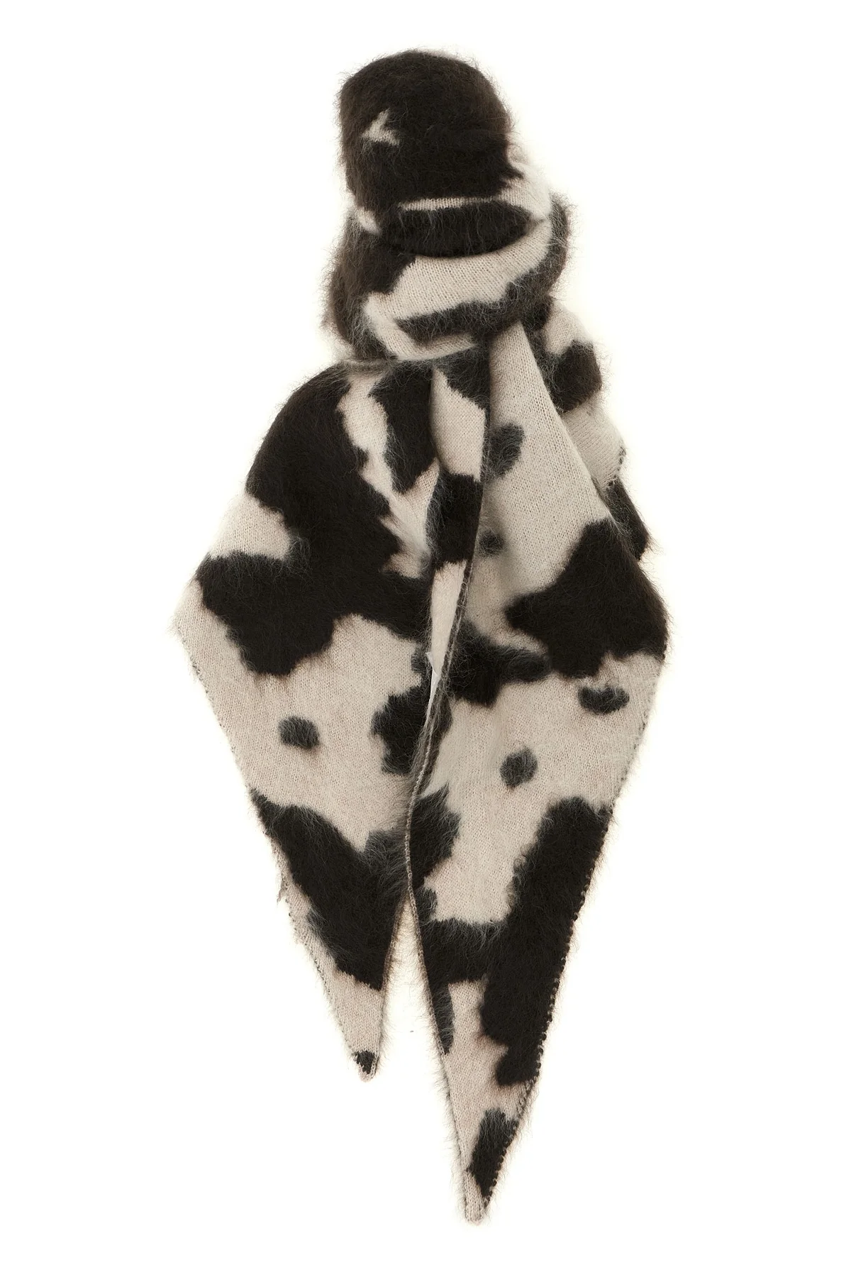 GUEST IN RESIDENCE OS the guest in residence grizzly cowhide scarf reinterprets the western aestheti