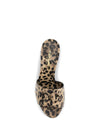 leopard print leather mules
