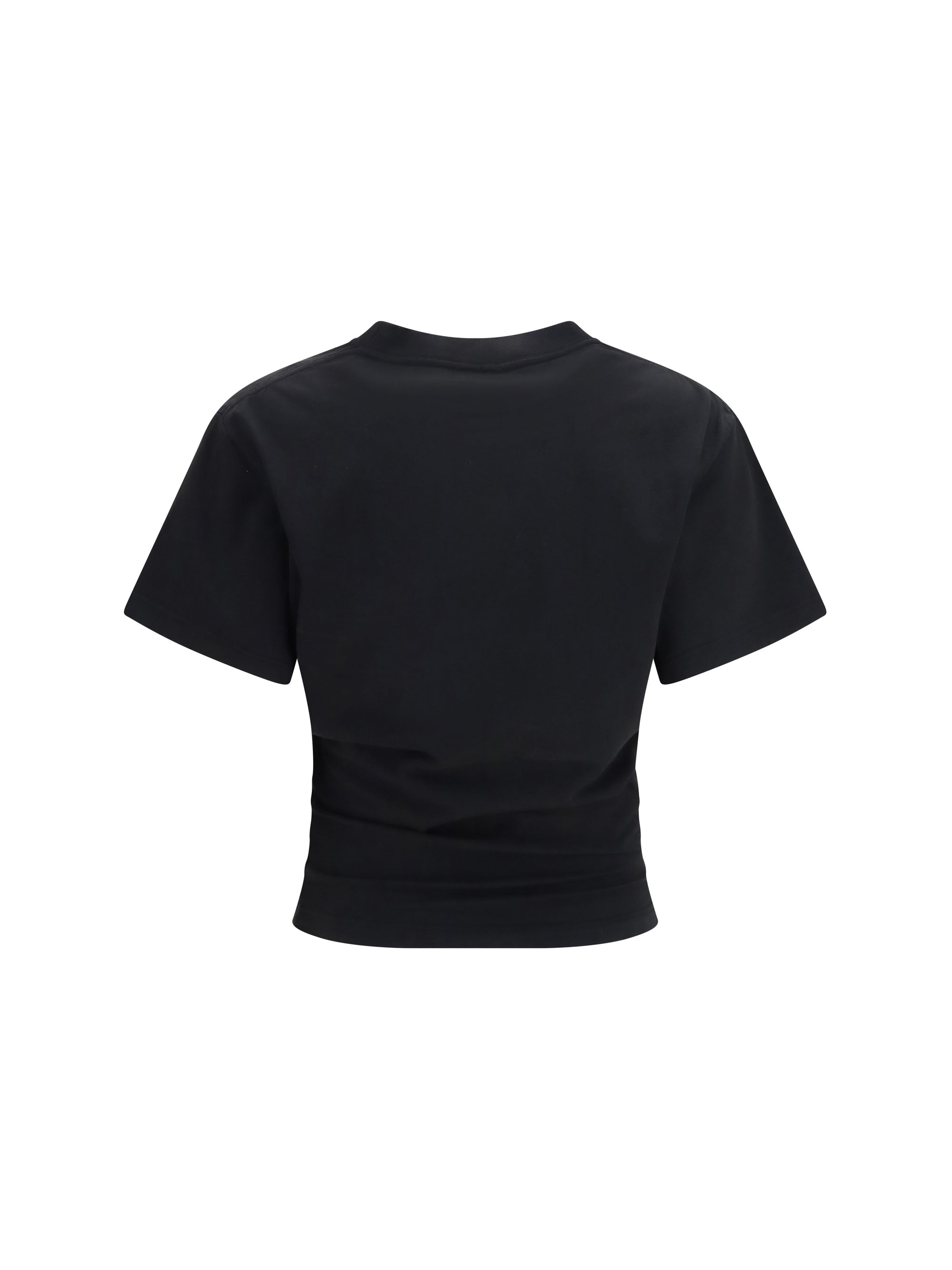 BALENCIAGA M vintage holiday cropped t-shirt