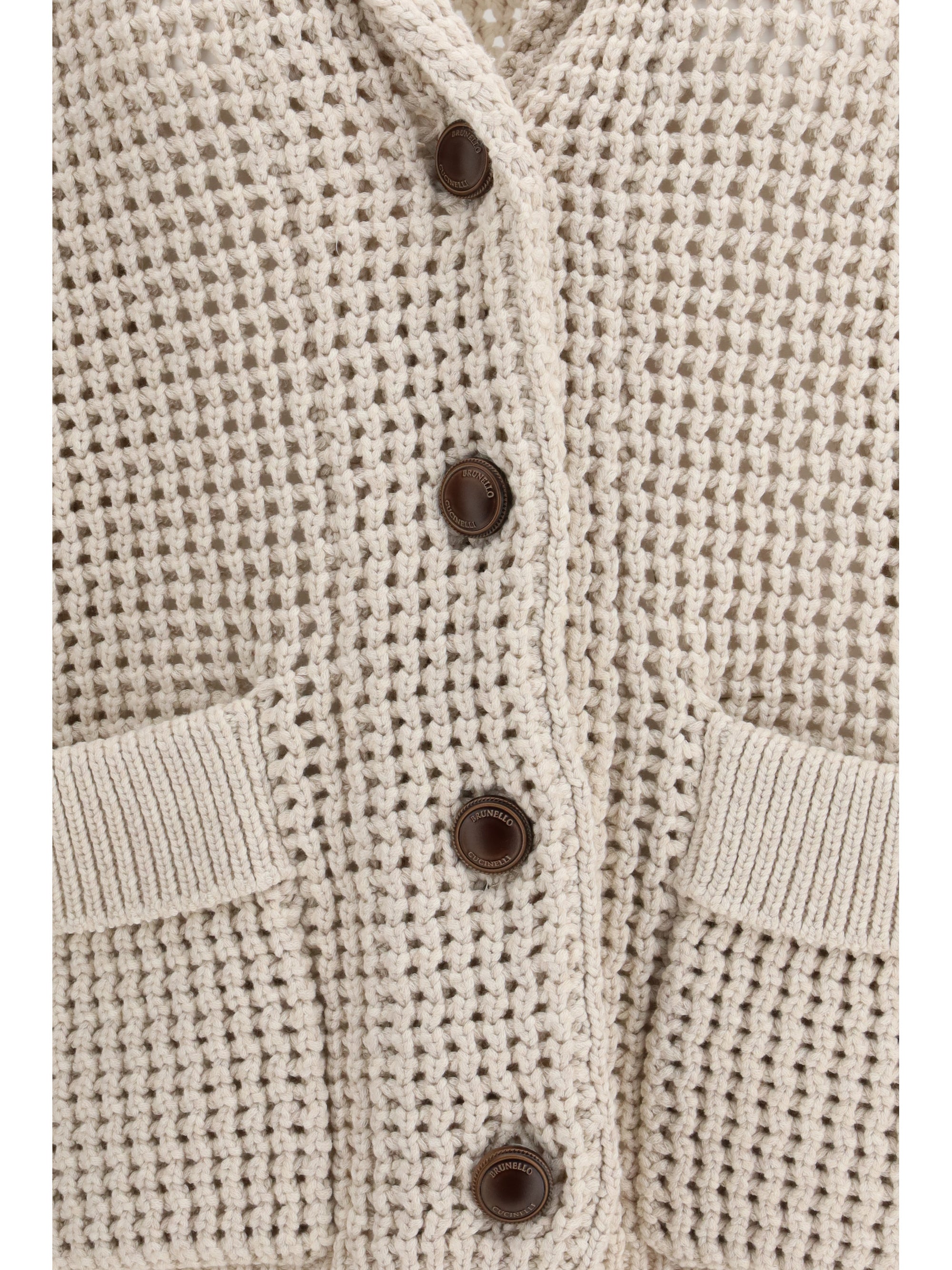 cotton feather cardigan