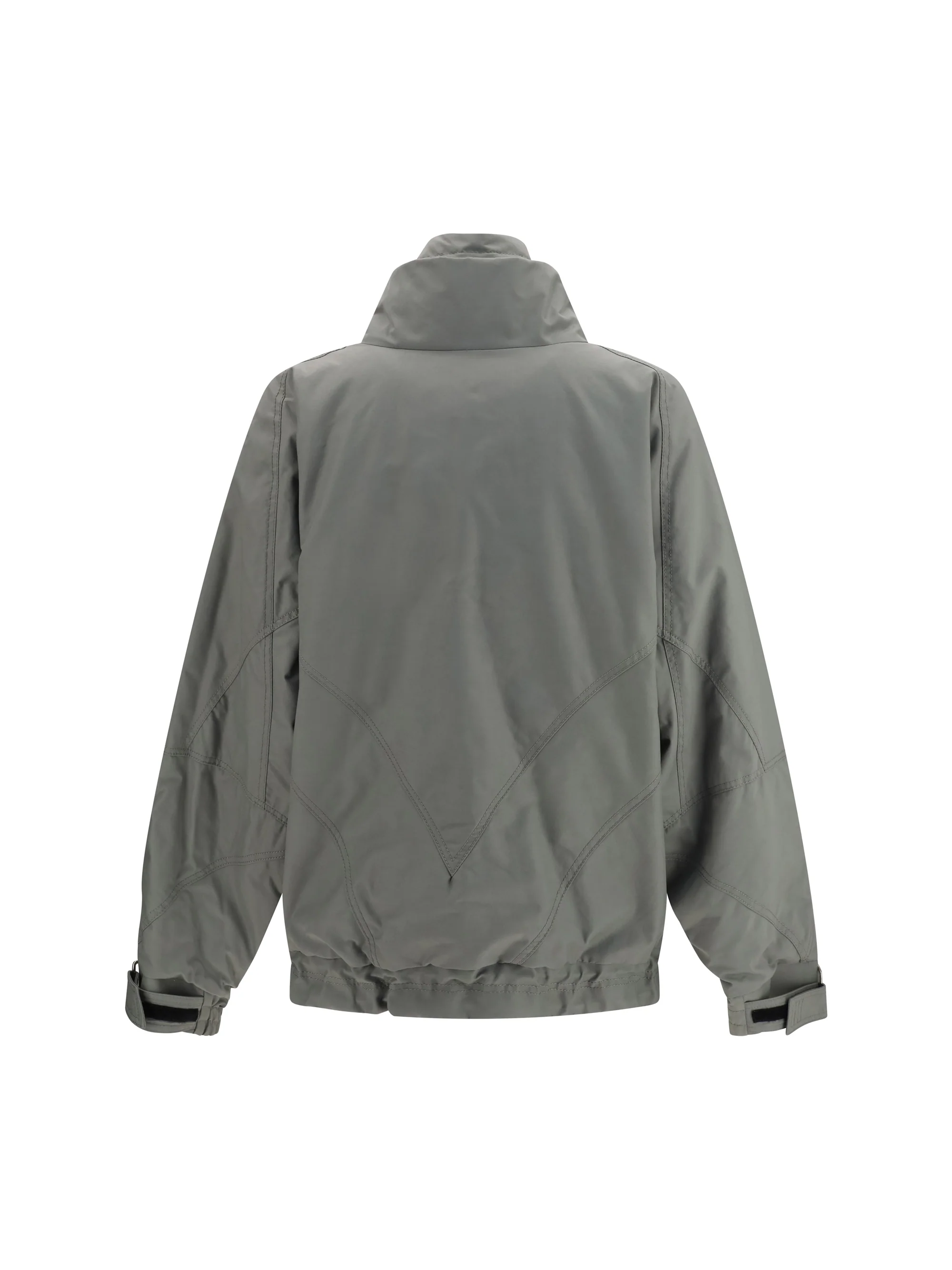 THE ATTICO 38 high-neck bomber with zips