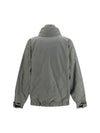 high-neck bomber with zips