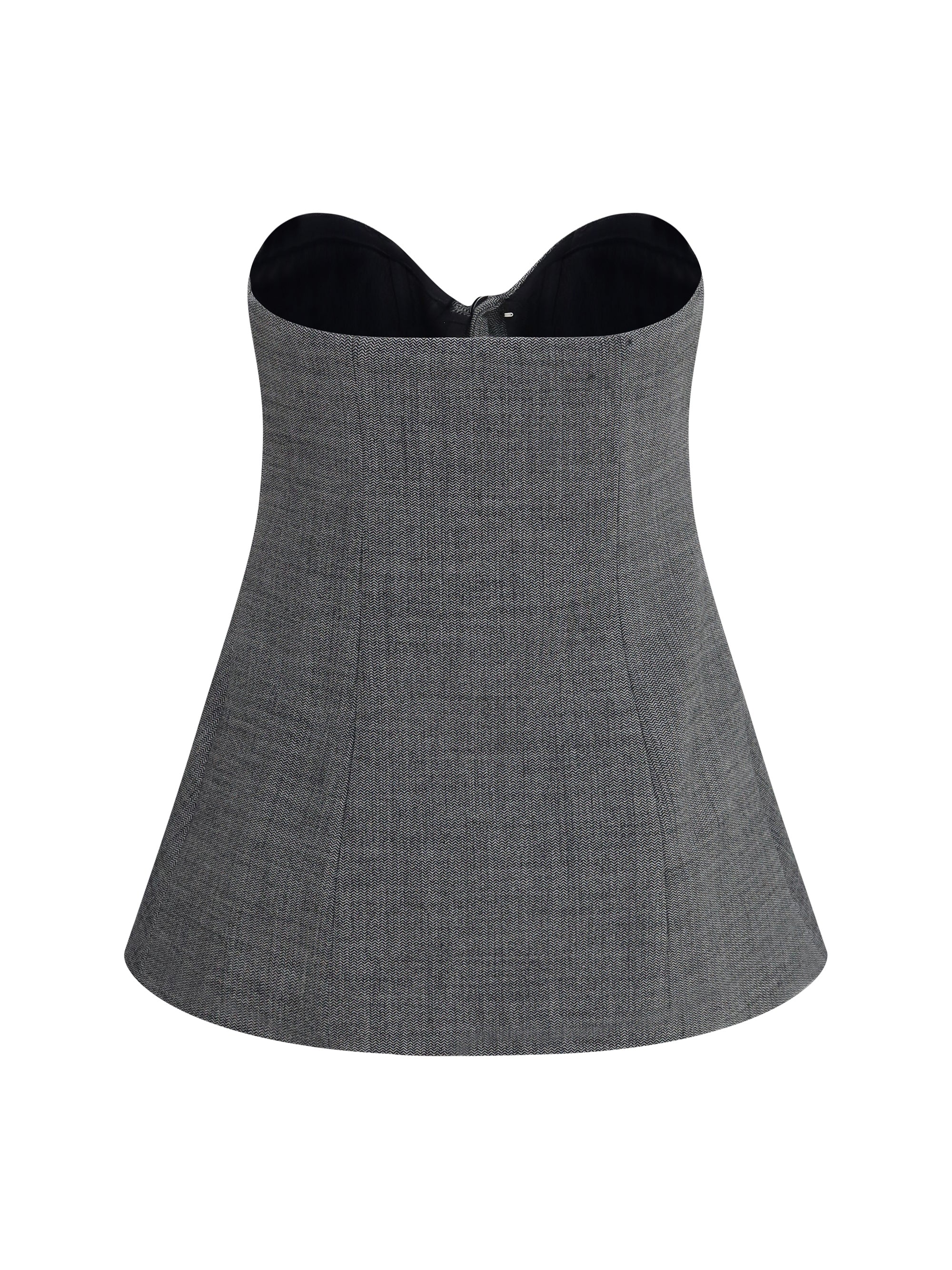 MAGDA BUTRYM 34 asymmetrical wool corset