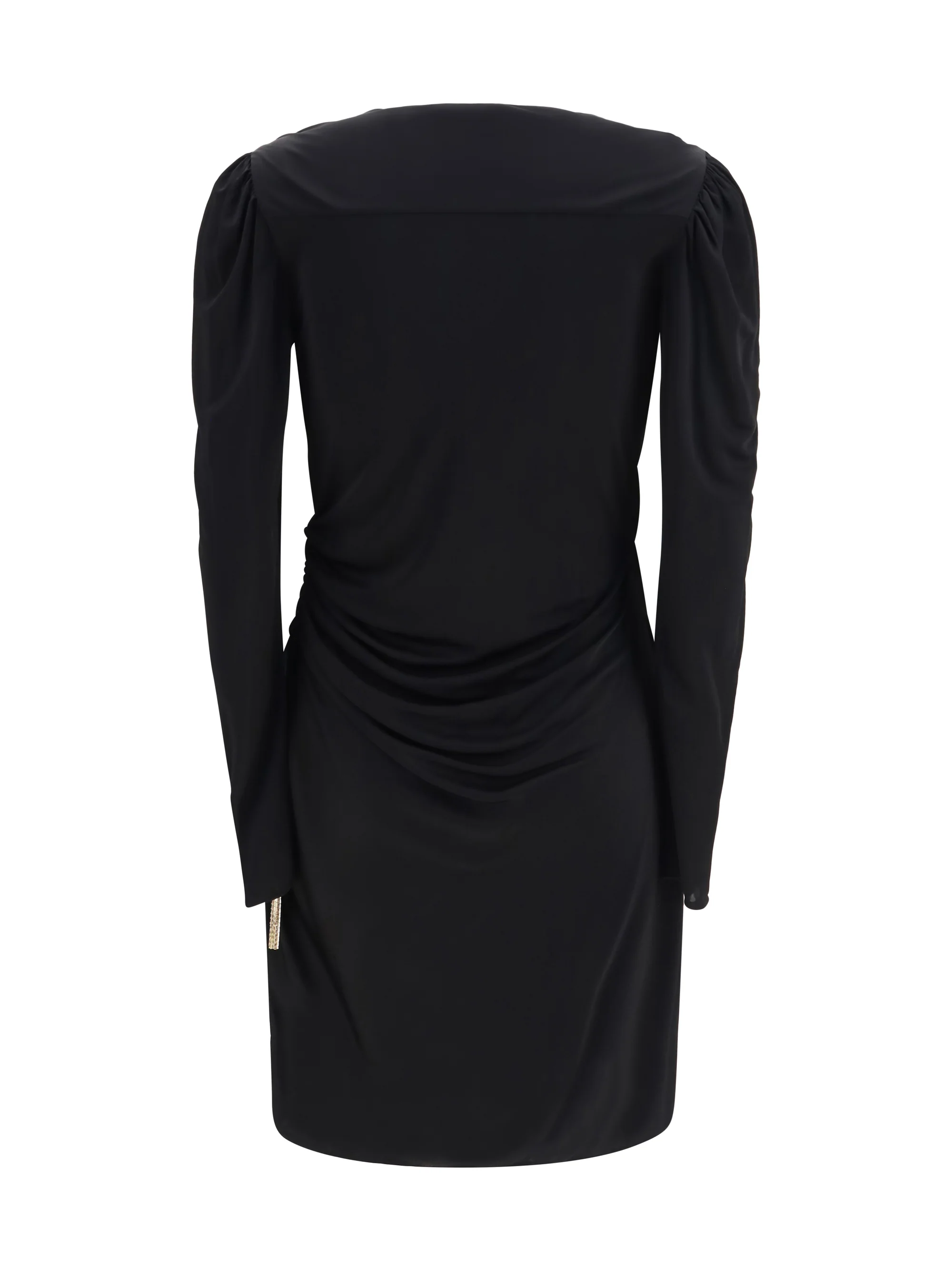 BALMAIN 36 draped jersey mini dress