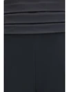 satin high-waisted pants