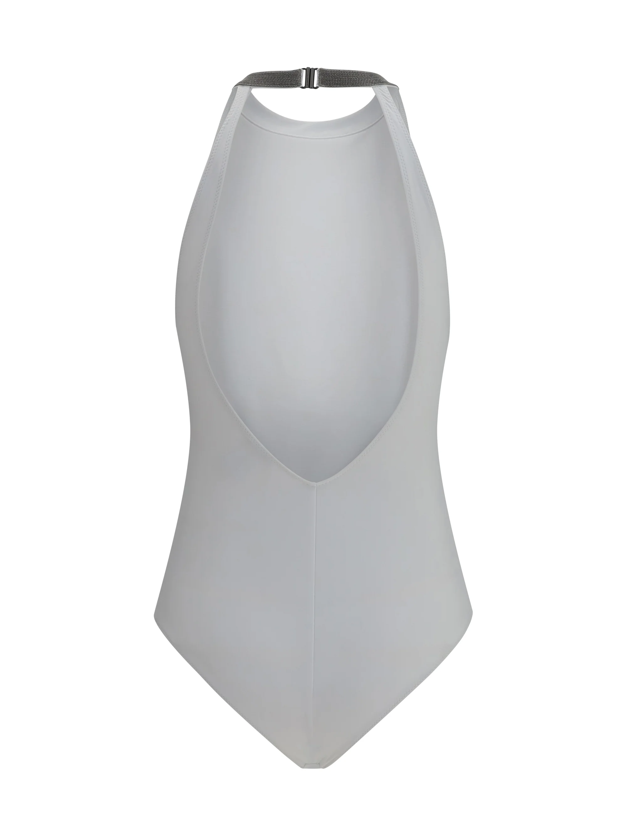 one-piece swimsuit with monili embellishment