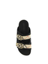 urchin suede check sandals