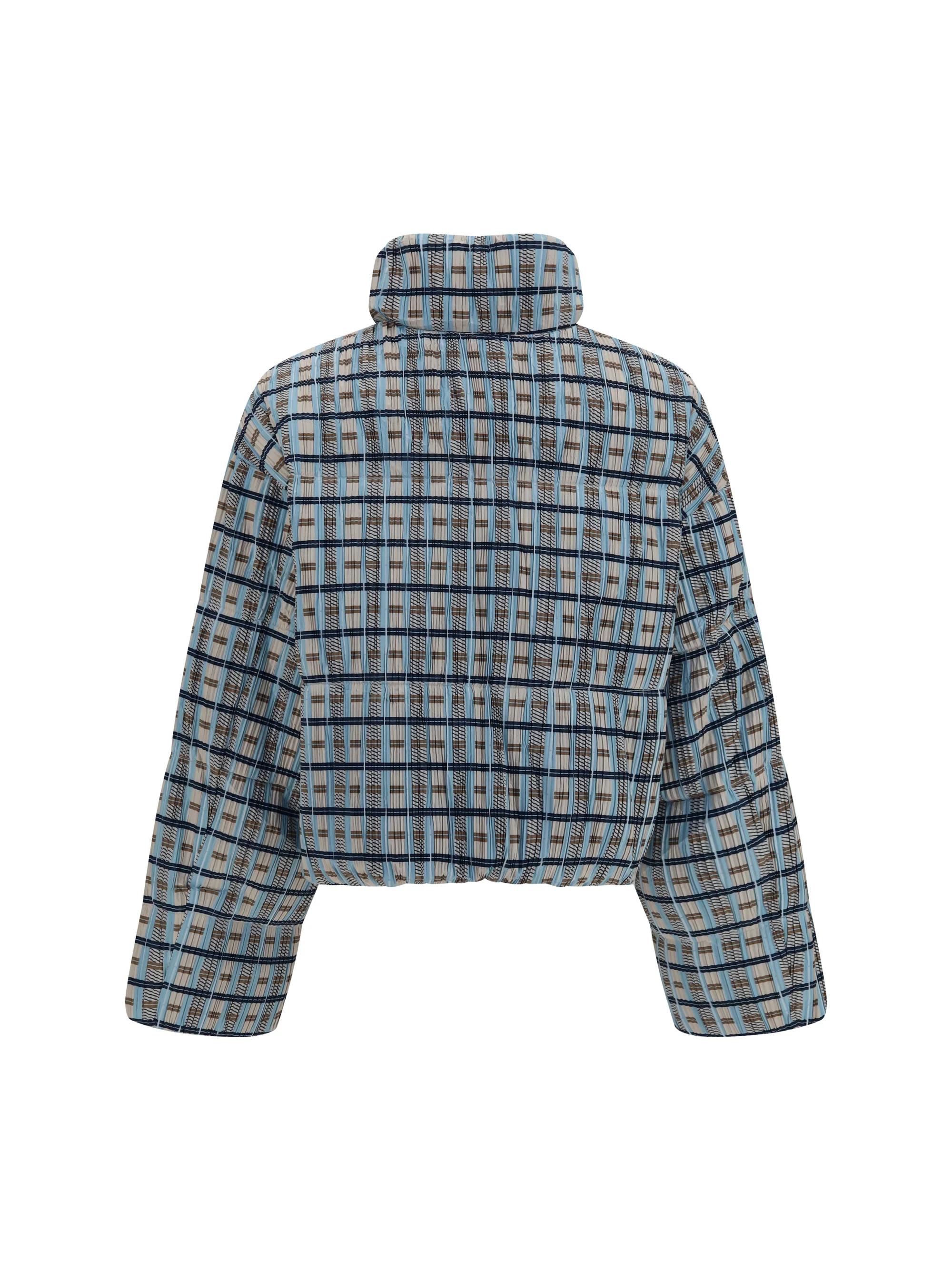 short padded high-neck jacket