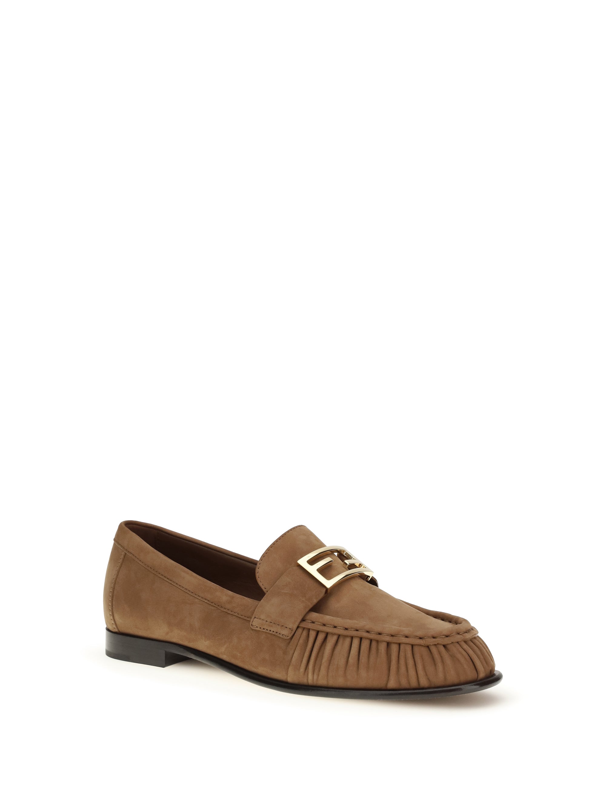 FENDI 36 suede loafers