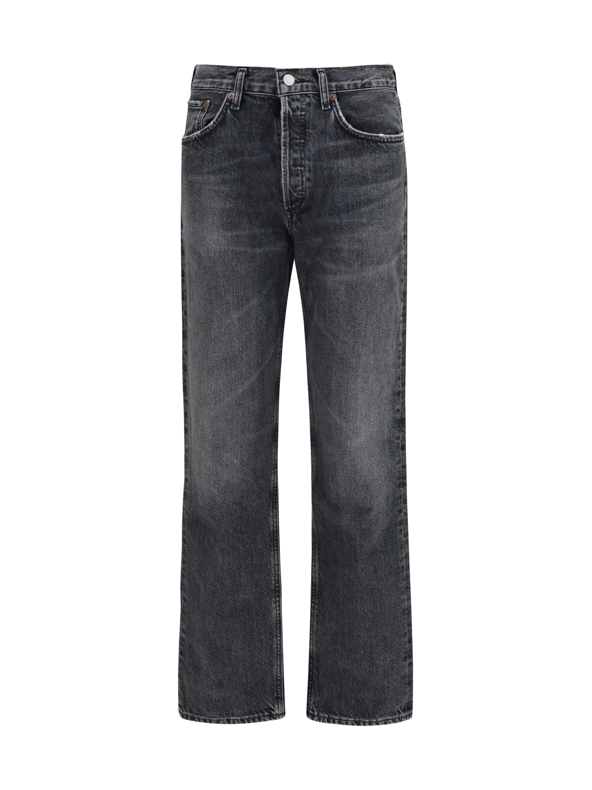 vintage straight-leg jeans