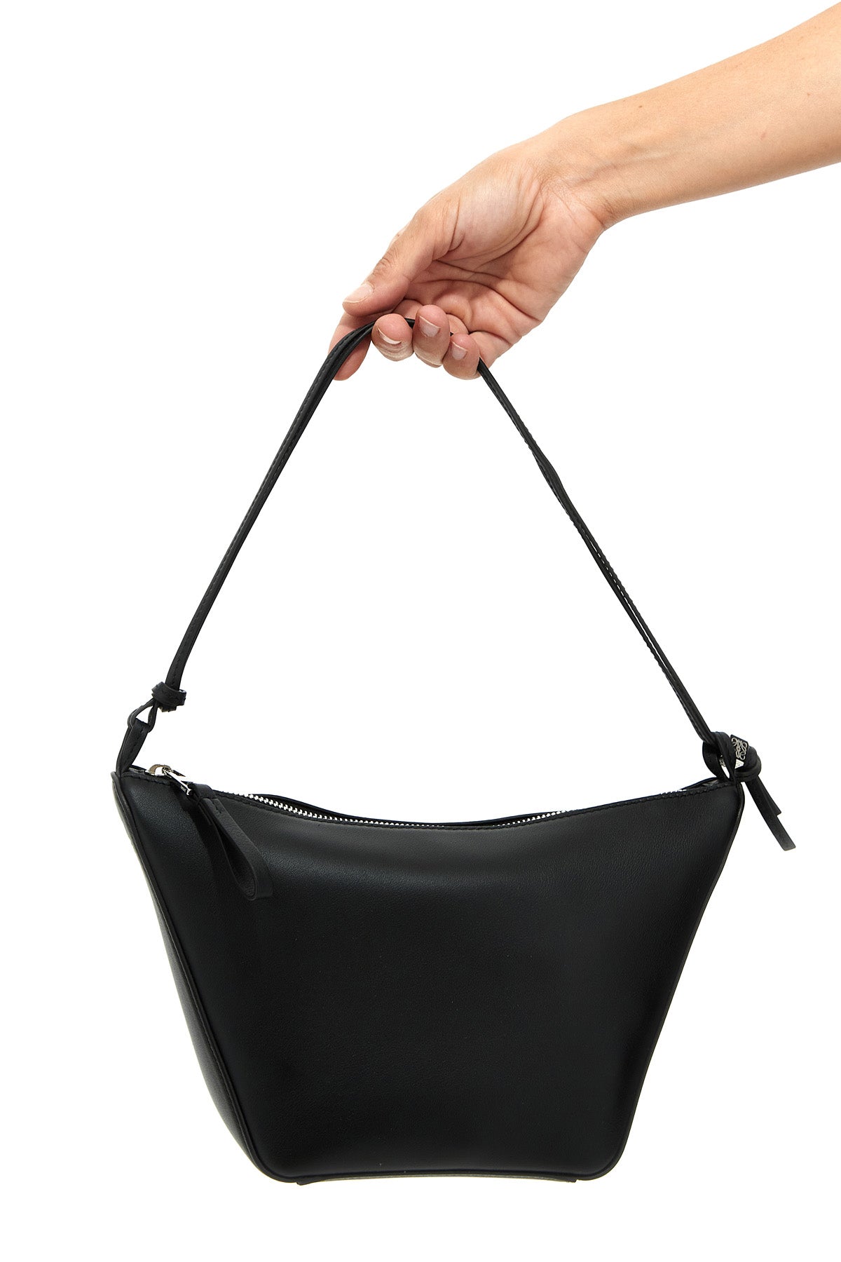 mini hammock hobo leather shoulder bag
