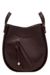 hammock slice crossbody bag in shiny calf leather