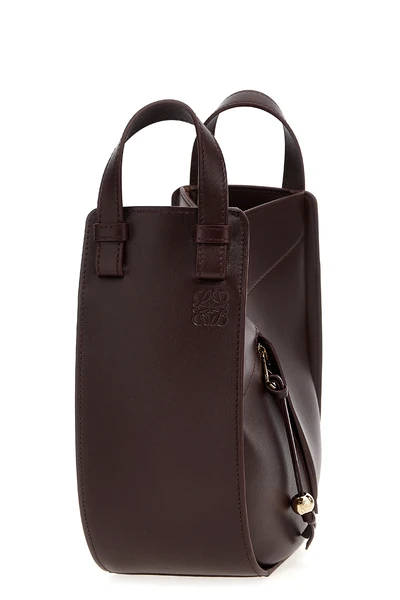 hammock slice crossbody bag in shiny calf leather