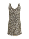 short sequin dress