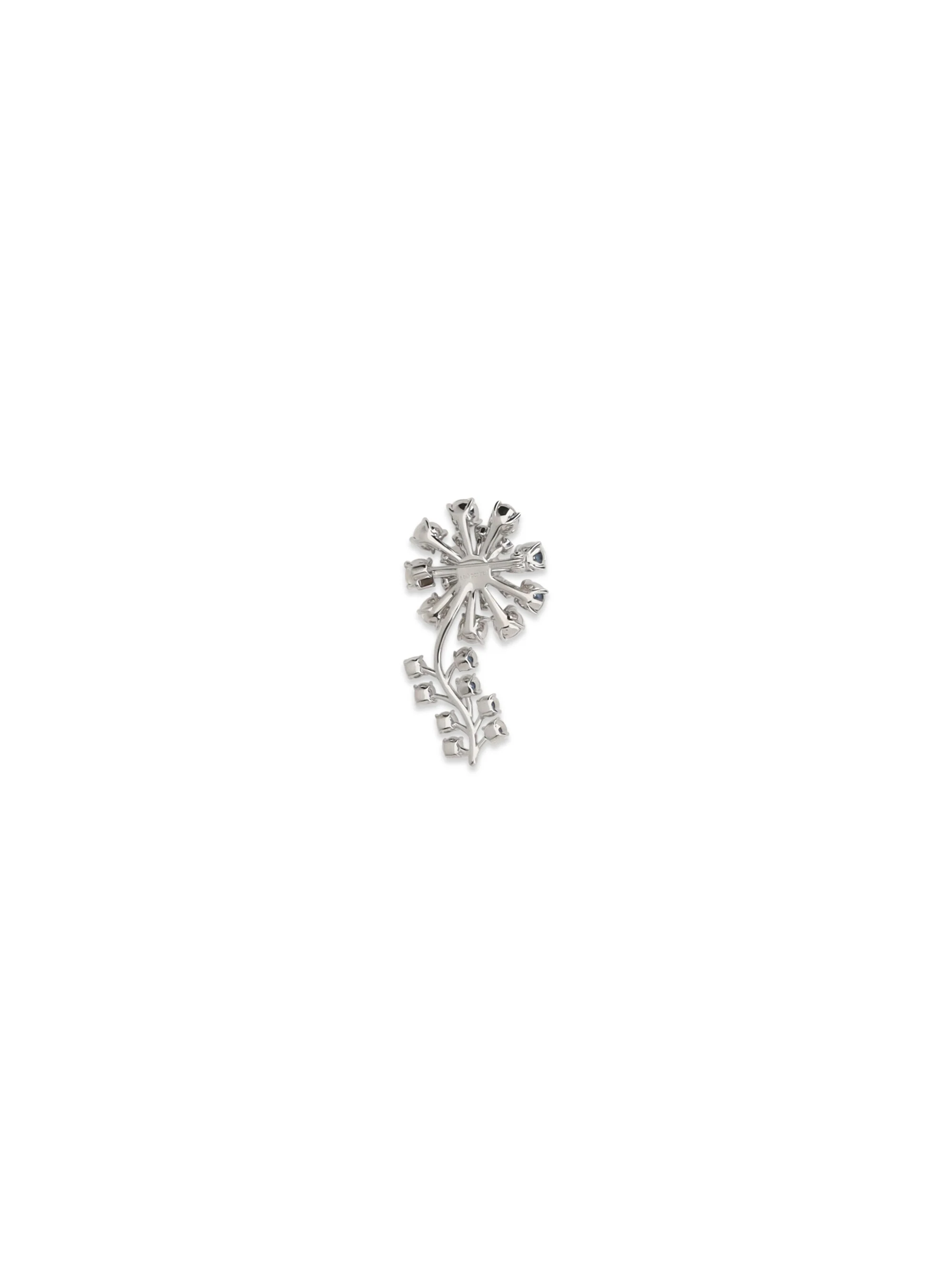 SELF-PORTRAIT OS crystal flower brooch
