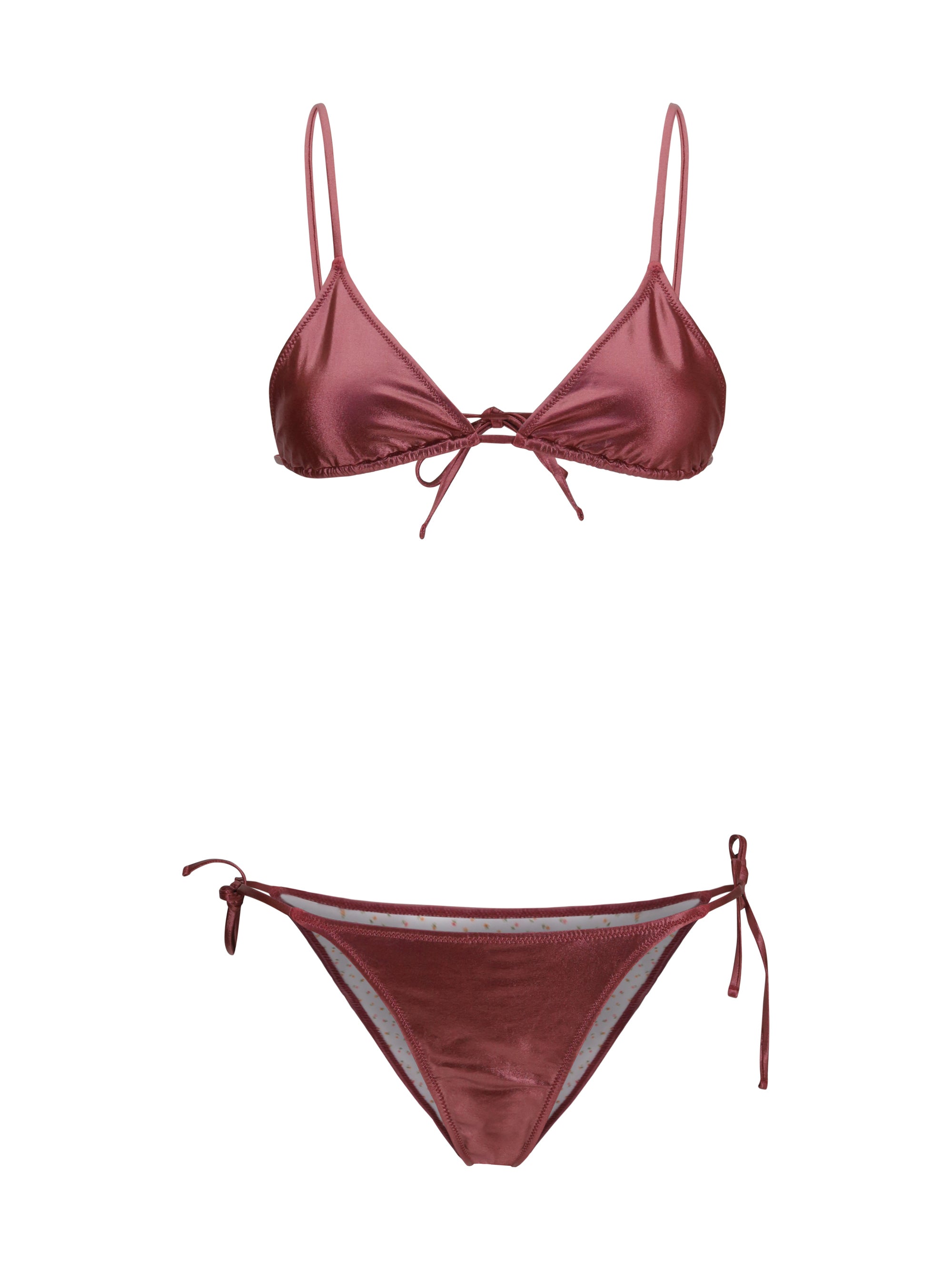 KRISTINA TI M metallic bikini 