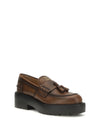 smooth leather tassel loafers