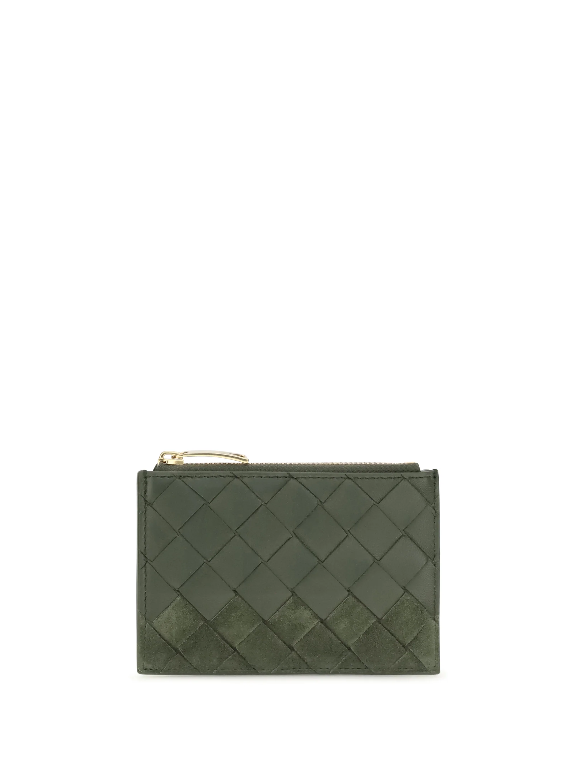 BOTTEGA VENETA OS intrecciato zip cardholder