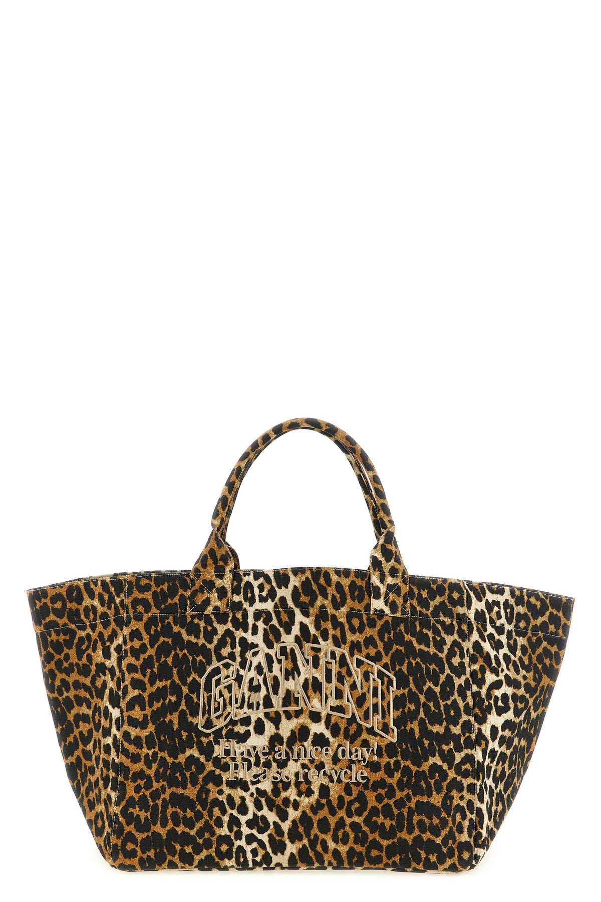 GANNI OS the ganni leopard xxl tote bag sets new standards for everyday accessories thr