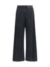straight-leg stretch denim jeans