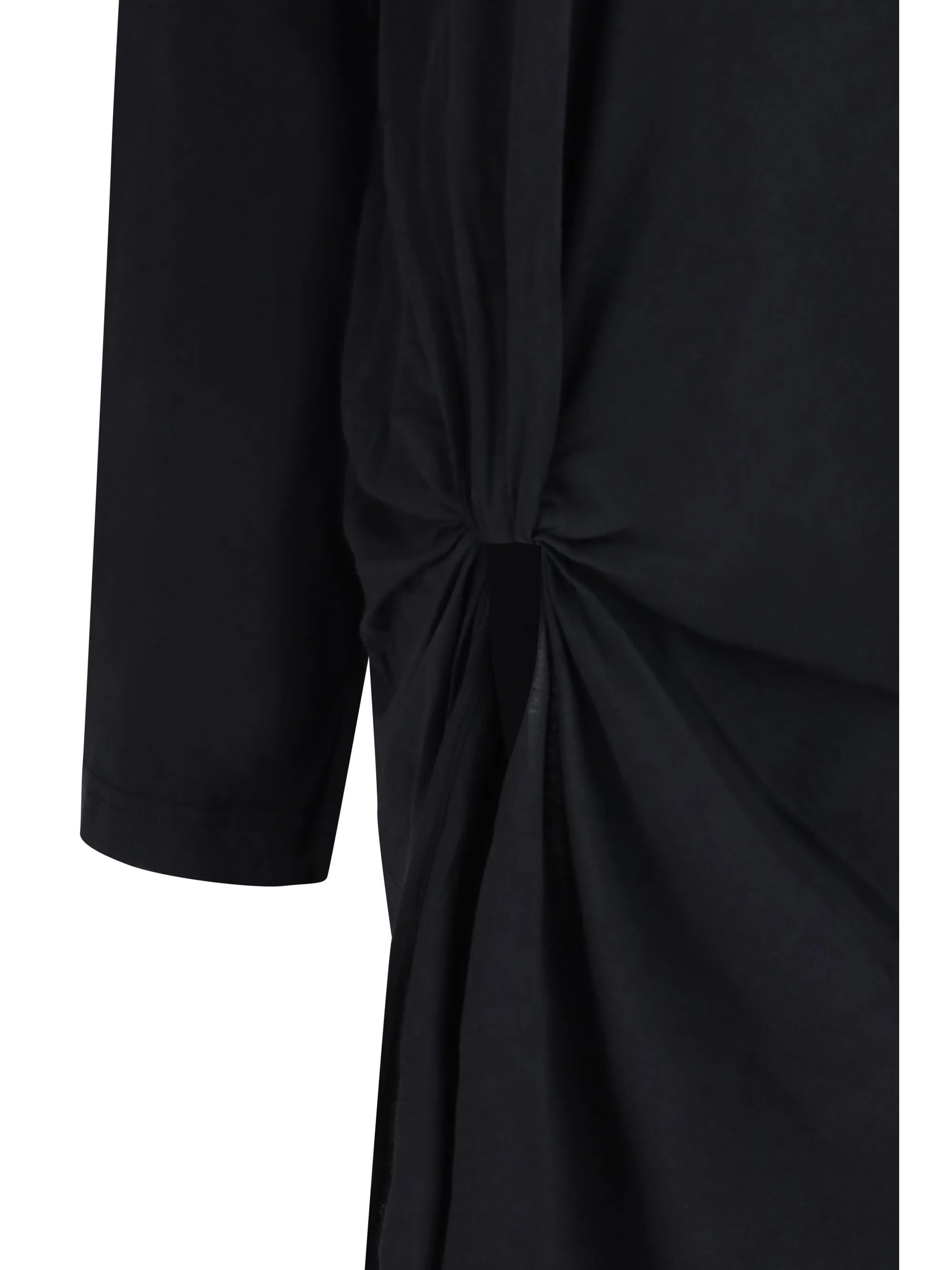 twisted-knot cotton dress