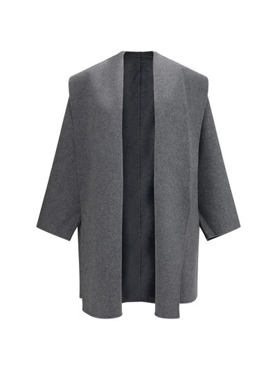 wool hooded coat
