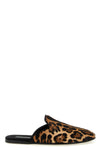 leo print pony-effect leather young pope slipper